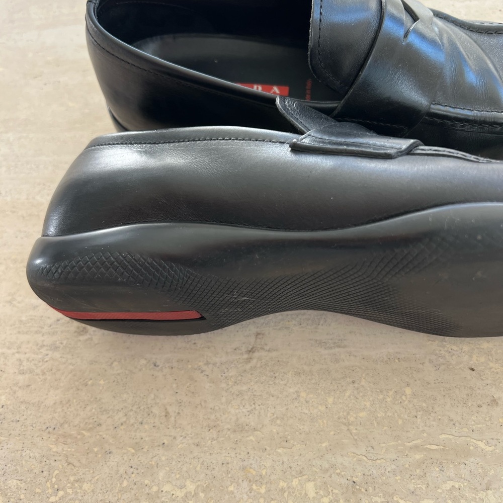 Black original leather authentic Prada, size 10 US (8 UK) - Picture 2 of 7